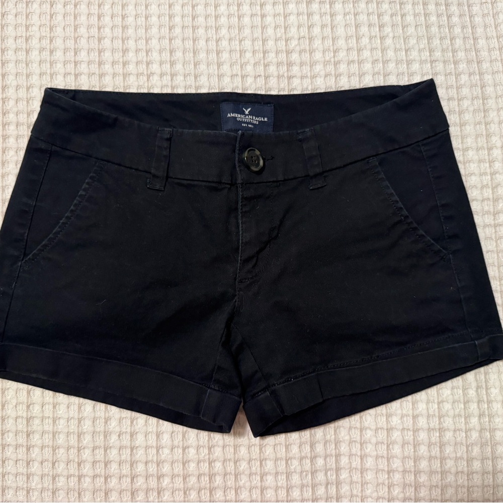 American Eagle Outfitters Black High Waist Shorts